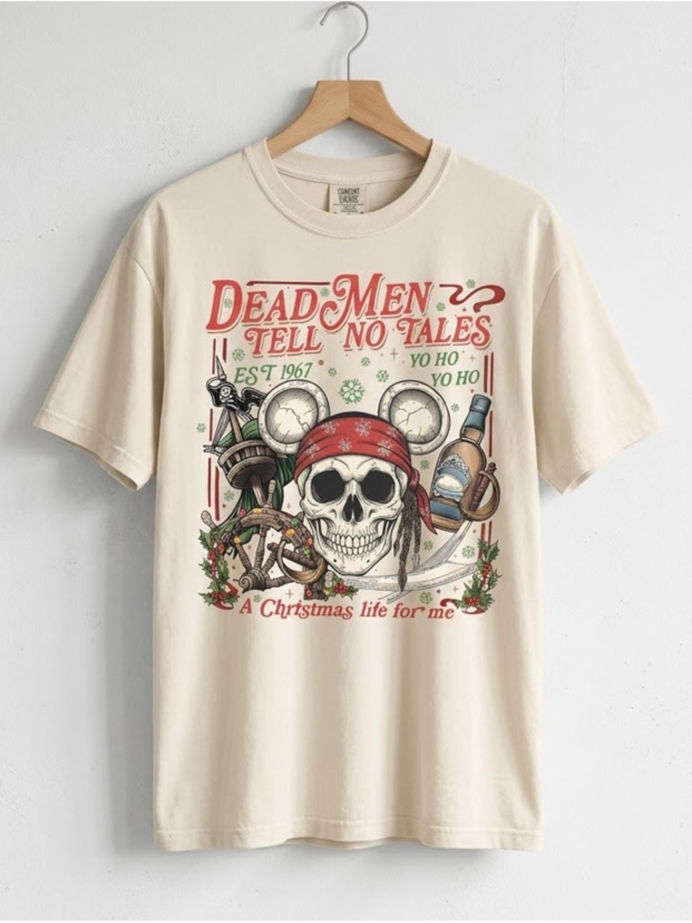 Pirates of the Caribbean Mickey Christmas shirt